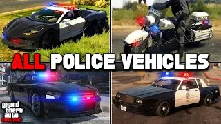 Как получить все полицейские машины в GTA 5 Online!