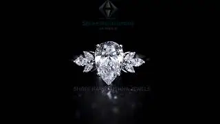 PEAR & MARQUISE CUT LAB GROWN DIAMOND RING#bestring #diamond #labgrowndiamond #jewelry #diamondring