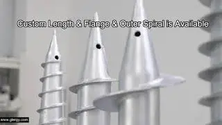 Hot-Dip Galvanized Ground Screws for Solar Mounting Systems