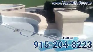 Roof Coating Preparation in El Paso