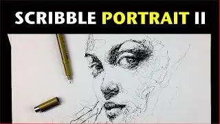 Scribble Portrait II | I know you're watching
