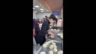 Real-Time Flatbread Production | Traditional Shaobing Technique | No Commentary