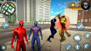 Amazing Flying Blue Ninja superhero Game Crime City #1 New Games Android Gameplay