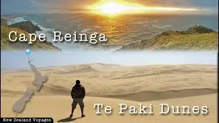 Cape Reinga & Te Paki Dunes 😍 | New Zealand Adventures 🚐