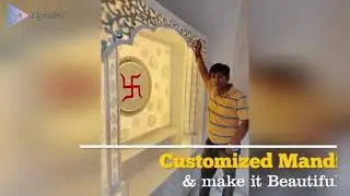 Corian 2D 3D Backlit Temple, Corian, Corian Temple, Temple, Mandir, Corian Temple Manufacturer