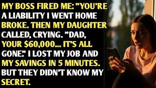 MY BOSS FIRED ME: 