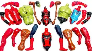 MARVEL'S SUPERHERO TOYS SPIDER-MAN HULK IRONMAN DEADPOOL AND SIREN HEAD AVENGERS ASSEMBLE TOYS 