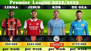 WHO's Got The CASH? Premier League Top Earners from Every Club 22/23