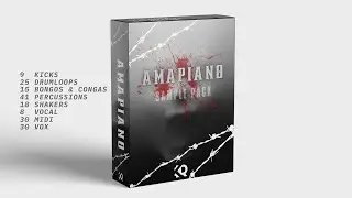 🔥(FREE)🔥Amapiano Percussion Sample Pack 2025