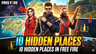 TOP 10 HIDDEN PLACE IN FREE FIRE { BERMUDA MAP }