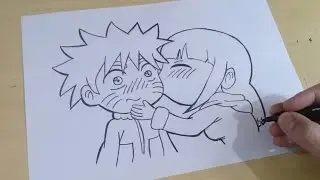 NARUTO e HINATA CHIBI COMO DESENHAR passo a passo