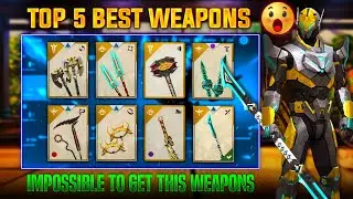 TOP 5 BEST LEGENDARY WEAPONS in SHADOW FIGHT 3! impossible to get this weapons!most dangerous weapon