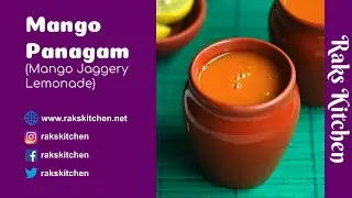 Mango Jaggery lemonade,  panagam style