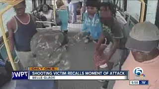 Bus stop shooting victim recalls attack