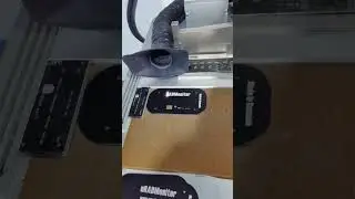 Laser engraving the uRADMonitor CITY aluminium panels