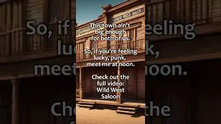 RPG | D&D Ambience - Wild West Saloon (crowd, piano, drinking) #bigiron