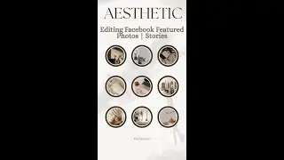 Editing Facebook Featured Photos and Stories Using Aesthetic Canva Ready-made Icons | Part 3