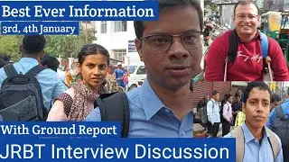JRBT Interview Discussion | JRBT Interview Questions | JRBT Interview Experience | JRBT Group C & D