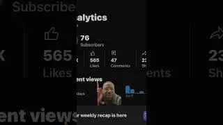 New content creator  week 1 #newcontentalert #result #shorts