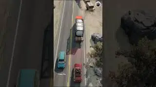 Realistic Highway Car Crashes🚗💥 #realisticcarcrashes #carcrashes #beamngdrive