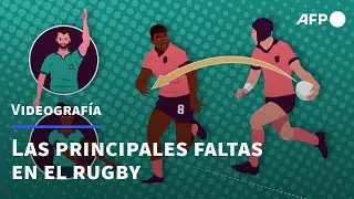 Las principales faltas en el rugby | AFP