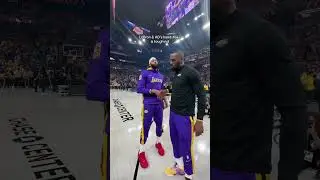 Bron remembers every single handshake. #music #lebronjames #friendship #goat #usa