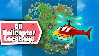 All Helicopter Locations In Fortnite, All Helipads Locations, All Secret Helicopter Locations C2S2