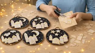 Most Beautiful Ramadan Decoration Made from Recycled cardboard & Plastic Lids! Ramadan decorations