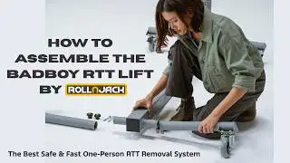 One person Bad Boy Rooftop Tent Removal, Storage and Installation Device Assembly
