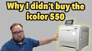 Why I didn't buy the Uninet iColor 550 printer - vlog 282 - Print Shop Updates