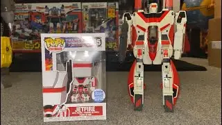 Transformers funko pop vinyl rare limited edition jetfire unboxing review G1 collection comparison.