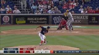 Nationals strikeout highlights vs. Brewers (ft. Fedde, Cishek, and Machado) 6.10.22
