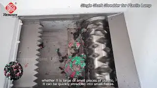 #machine #recycle #plastic Single Shaft Shredder