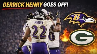 Derrick Henry GOES OFF! Ravens Keep Playoff Hopes Alive vs Packers 