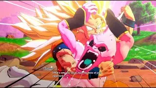 Dragon Ball Z Kakarot: SSJ3 Goku vs Kid Buu (No Damage)
