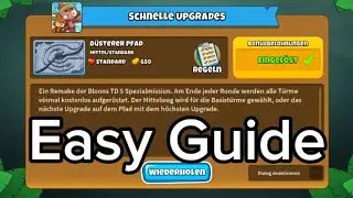 The BEST and EASIEST Guide for the &bdquo;Dark Path Challenge&ldquo; || BTD6 Quest