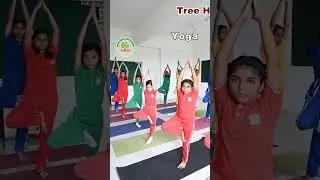 Tree House High School - Shewalewadi.When flexibility meets focus  Yoga for a healthy  mind and body