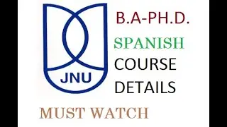 JNU SPANISH COURSE FULL DETAILS