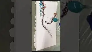 Dutch Pour Acrylic Painting with Hair Dryer | Abstract Art & Stunning Pearl Cells. No Silicone.