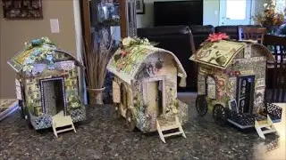 TUTORIAL - PART 2 GYPSY WAGON USING GRAPHIC 45 PAPER - DESIGNS BY SHELLIE
