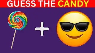 Guess the CANDY by Emoji 🍬candy quiz answers Elephant Quiz🍬