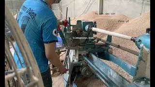 M&aacute;y tiện gỗ thủ c&ocirc;ng - Qu&aacute; tr&igrave;nh gia c&ocirc;ng tiện gỗ