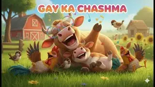 Gay ka chashma | गाय का चश्मा 🐄👓 | Hindi Rhymes for Kids | ChildrenBells #youtube #funny #cartoon