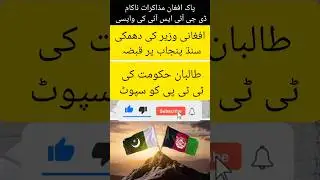 طالبان حکومت کی ٹی ٹی پی کو سپوٹ؟ @muneebfarooqofficial @SdqJaan @SalmanHaiderOfficial1