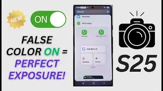 📸 Expert Camera Tip! Use False Color to Control Exposure on Galaxy S25 Ultra