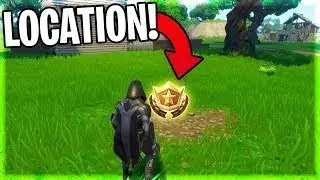 WEEK 8 SECRET BATTLE STAR LOCATION!! FORTNITE BATTLE ROYALE!!