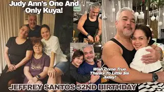 JUDY ANN TINUPAD ANG WISH NG KUYA NIYA 😍 JEFFREY SANTOS 52ND BIRTHDAY TUMAYONG AMA NINA JUDAY