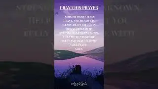 Pray This Prayer Everyday