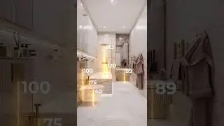 Правильная высота и растояние для ванной комнаты!