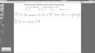 Geometry - Chapter 2 Review (Reasoning and Proof)